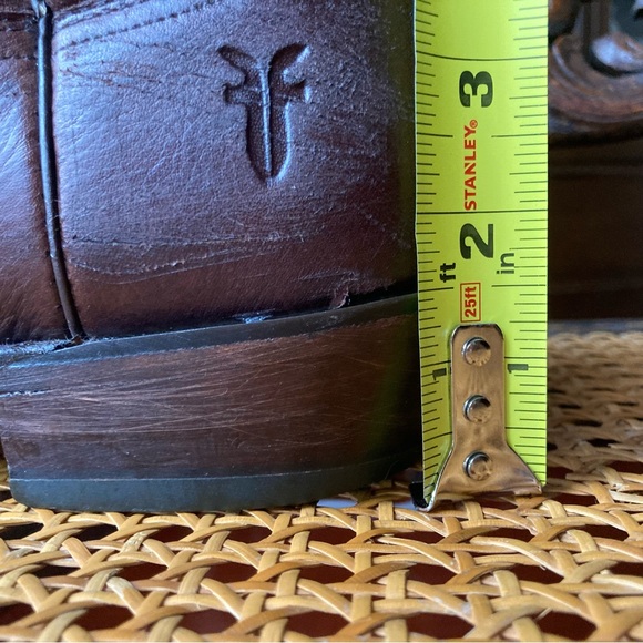 Women’s Brown Frye Billie Western Ankle Boots - Picture 10 of 14